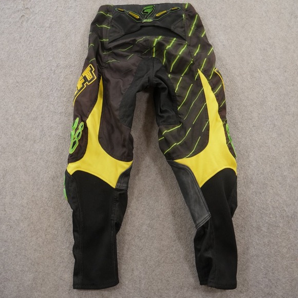 Shift Racing Faction Pants Mens 28 Black MX Motocross Dirt Bike Motorcycle - Picture 2 of 12